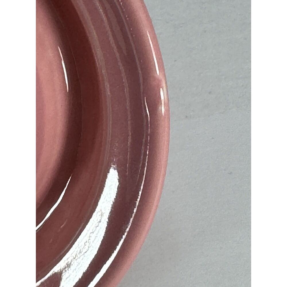 Fiesta Ware Rose Pink Teapot ROUND CIRCLE HANDLE - Picture 12 of 13
